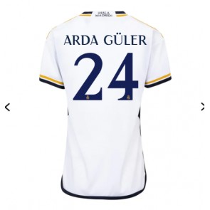 Real Madrid Arda Guler #24 Replika Hjemmebanetrøje Dame 2023-24 Kortærmet
